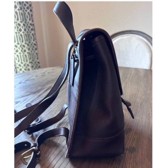 Coach 90’s Vintage Mahogany Brown Mini Leather Backpack 9960 main image 7